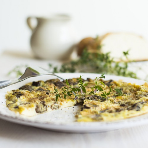 Omlet z grzybami