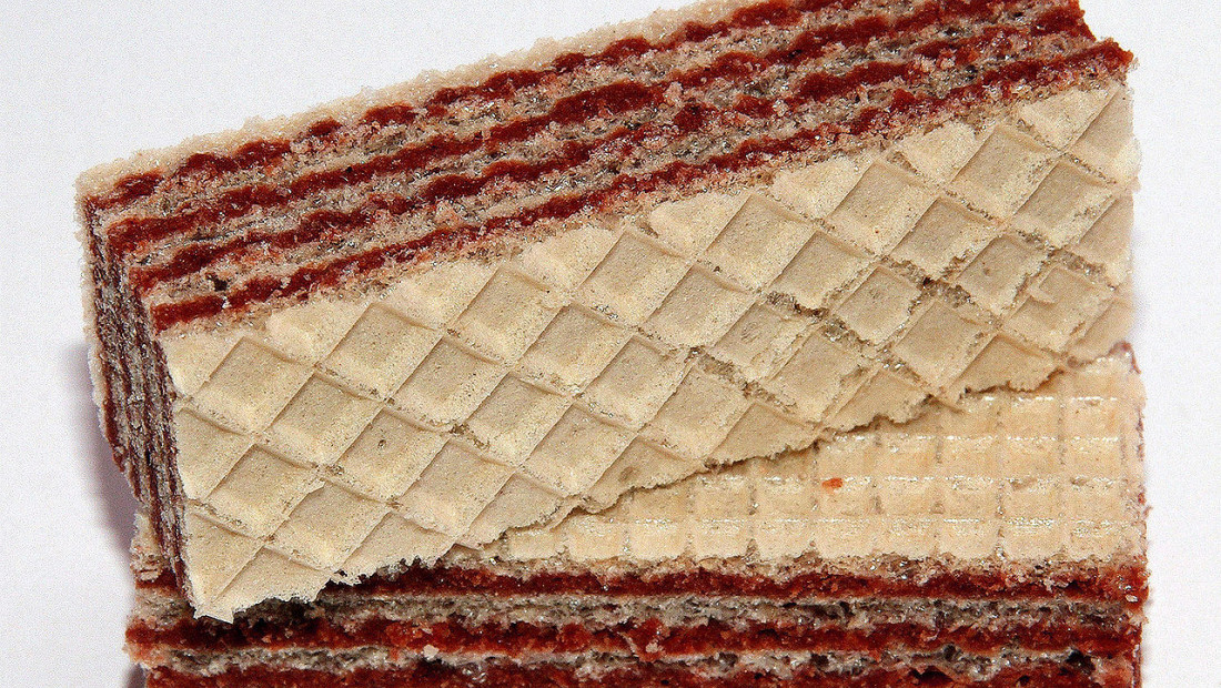 Najlepsze domowe wafle przekładane