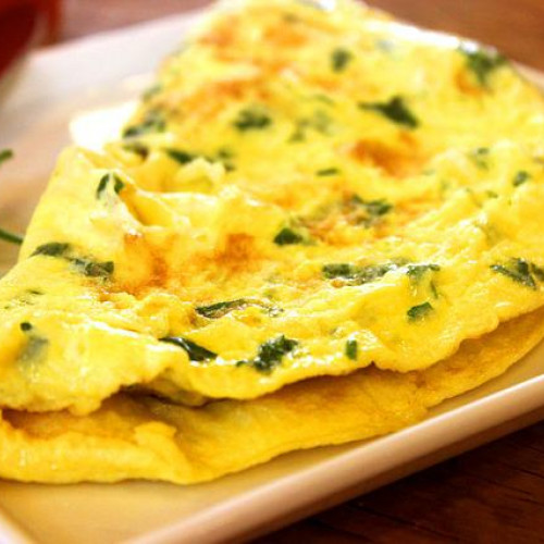 Omlet ze szpinakiem