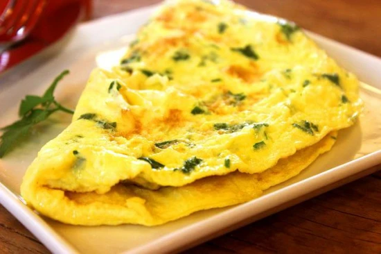 Omlet ze szpinakiem
