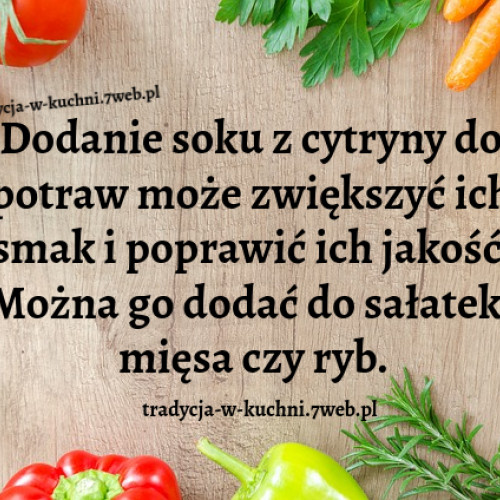 Sok z cytryny