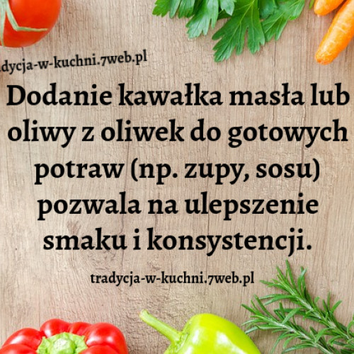 Masło lub oliwa z oliwek