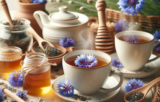 Zdrowotne napary i herbaty z chabru bławatka