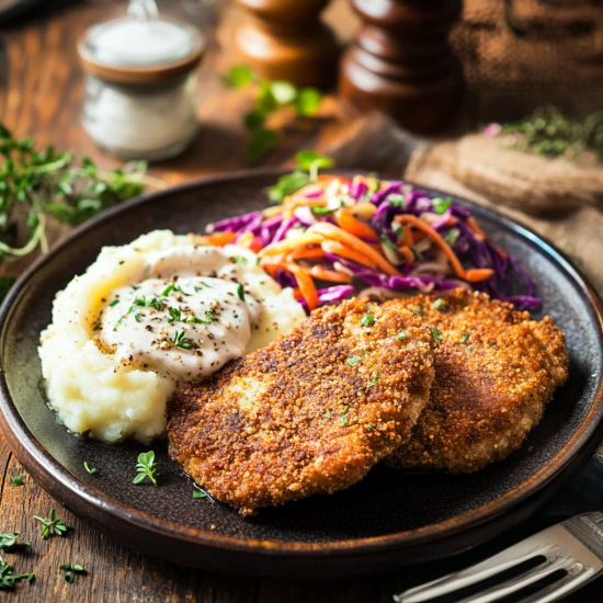Kotlet schabowy w nowym wydaniu – z ziołową panierką