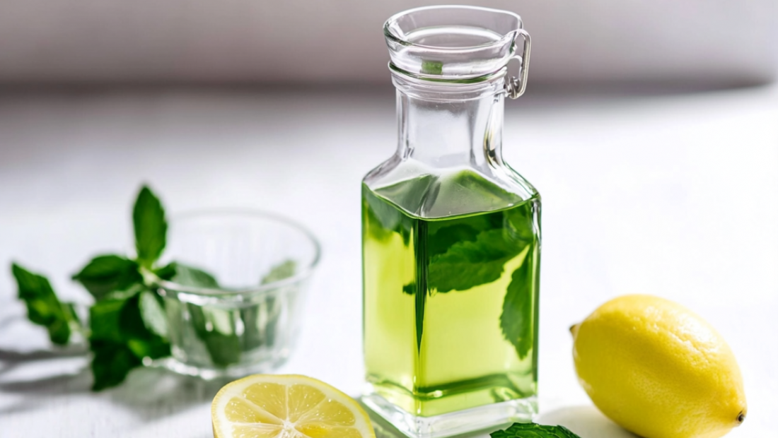 🍯 Syrop miętowy z cytryną – idealny do napojów i deserów