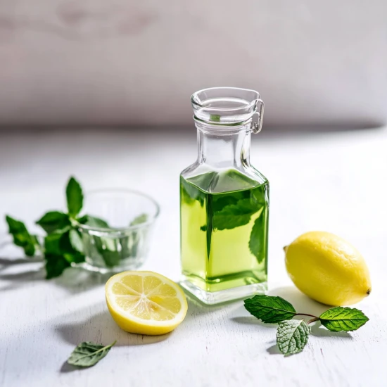 🍯 Syrop miętowy z cytryną – idealny do napojów i deserów