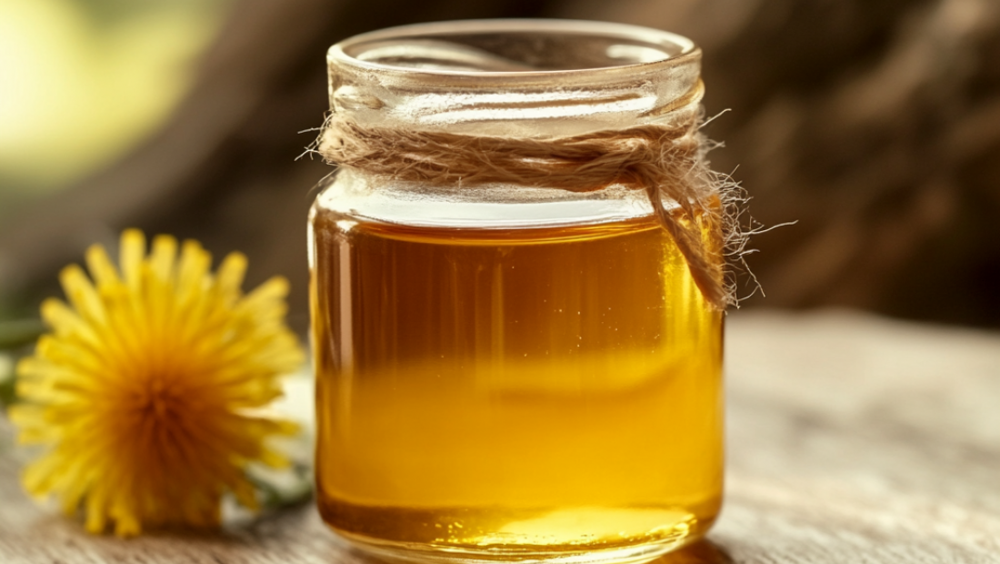 🍯 Syrop z mniszka lekarskiego – domowy sposób na przeziębienie i gardło