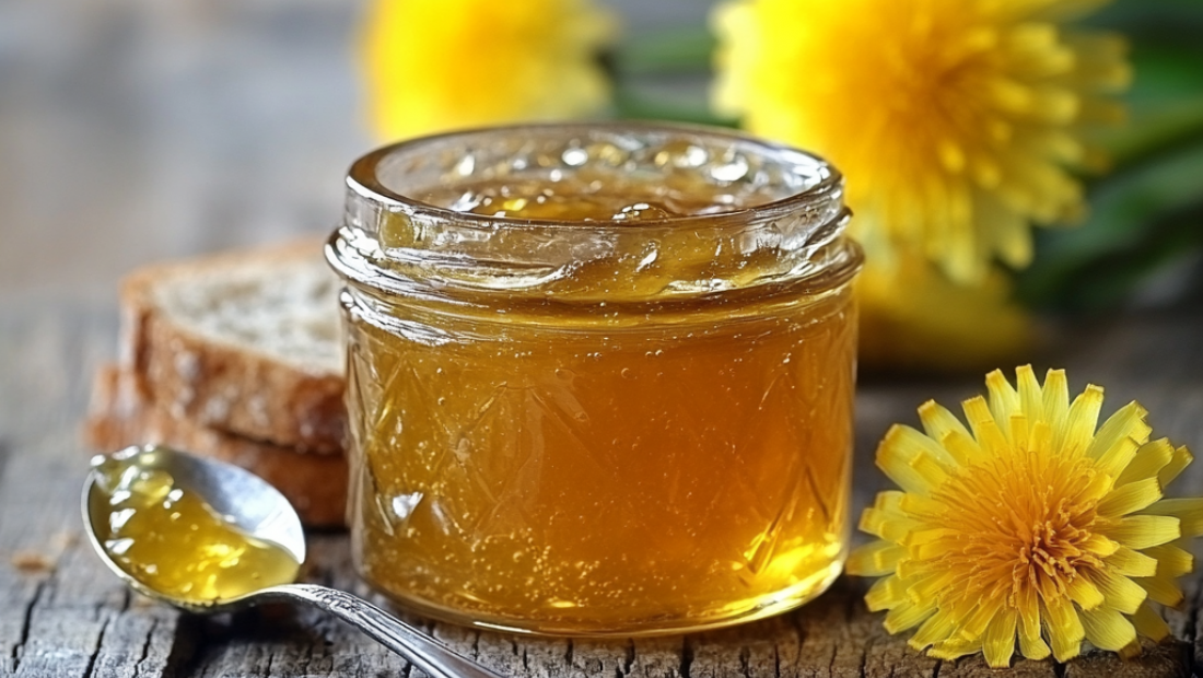 🍯 Dżem z kwiatów mniszka – naturalna słodycz z łąki
