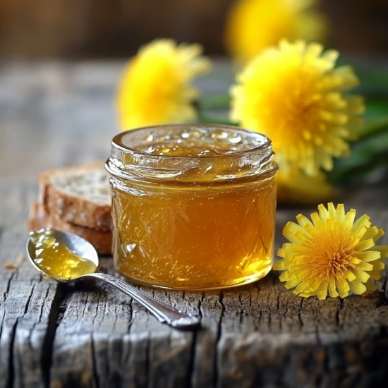 🍯 Dżem z kwiatów mniszka – naturalna słodycz z łąki