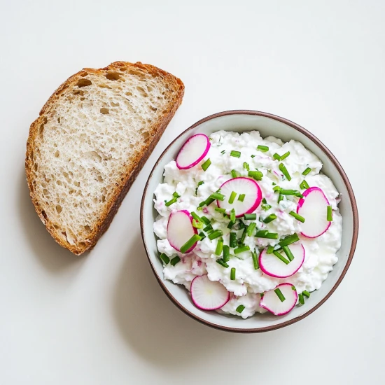 🥣 Twarożek z rzodkiewką i szczypiorkiem – lekka pasta na kanapki i nie tylko