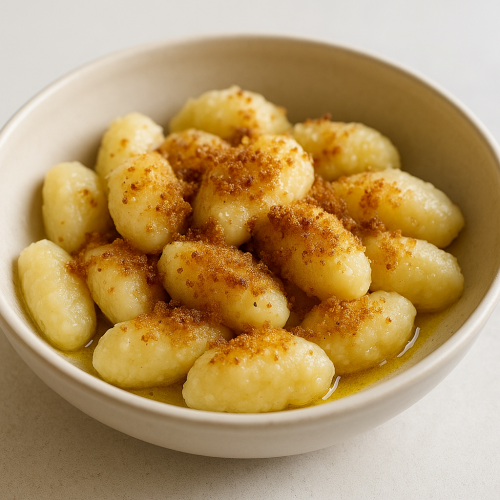 🥔 Kopytka z masłem i bułką tartą – klasyk, który zawsze smakuje