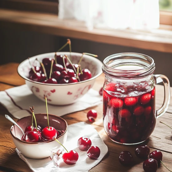 🍒 Kompot z czereśni