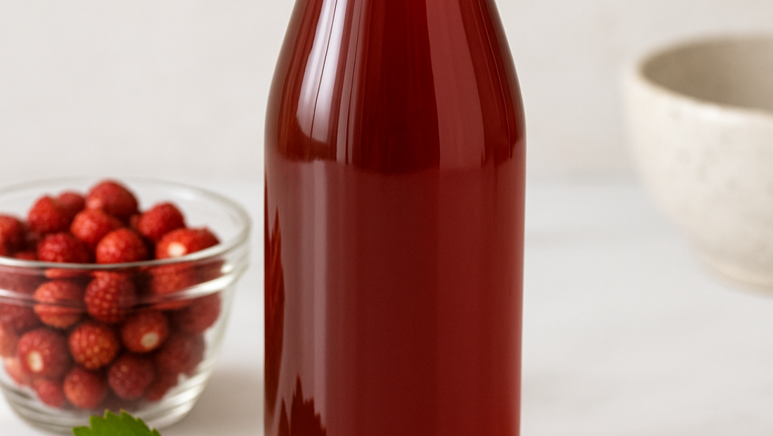 🍓 Syrop z poziomek – naturalna esencja lata