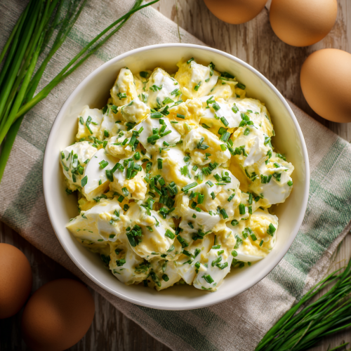 🥗 Sałatka z jajkiem i szczypiorkiem