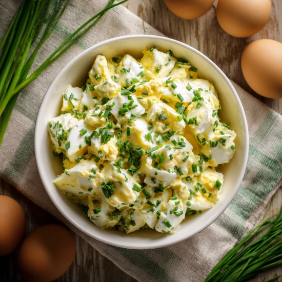 🥗 Sałatka z jajkiem i szczypiorkiem