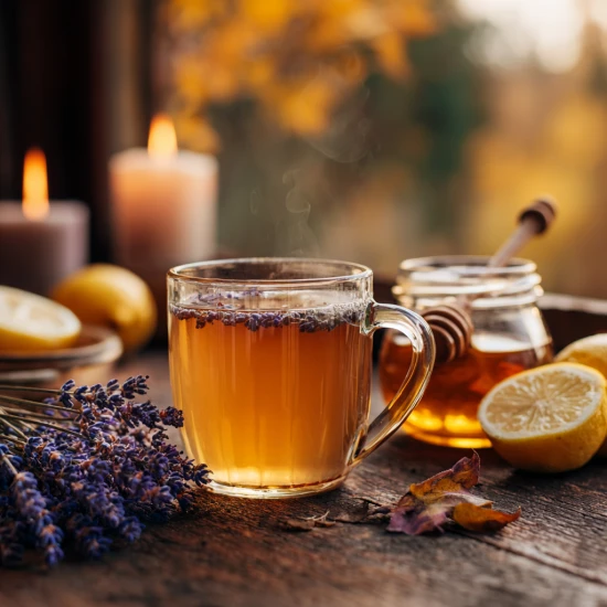 Herbata z lawendy i miodu – napój na jesienny wieczór 💜