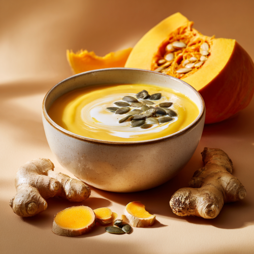 🥣 Zupa krem z dyni z nutą imbiru