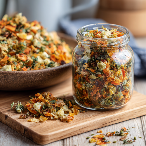 🥕 Domowy susz warzywny – naturalny zamiennik kostki rosołowej