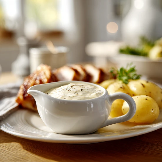 Sos chrzanowy na ciepło do ryb i mięsa