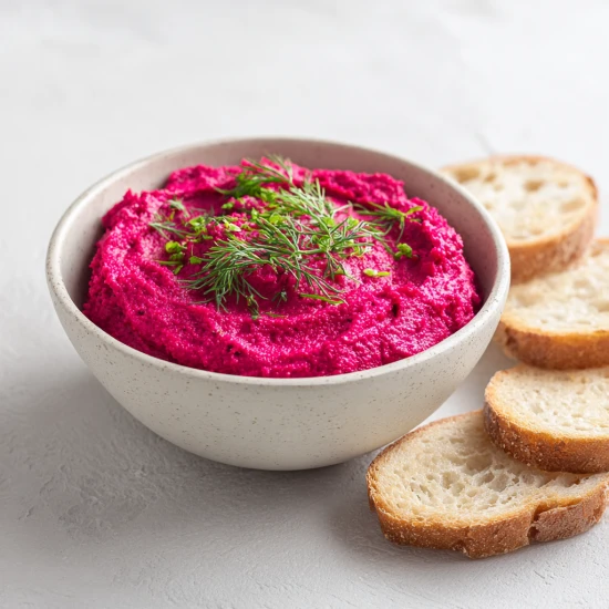 Pasta z pieczonego buraka i chrzanu