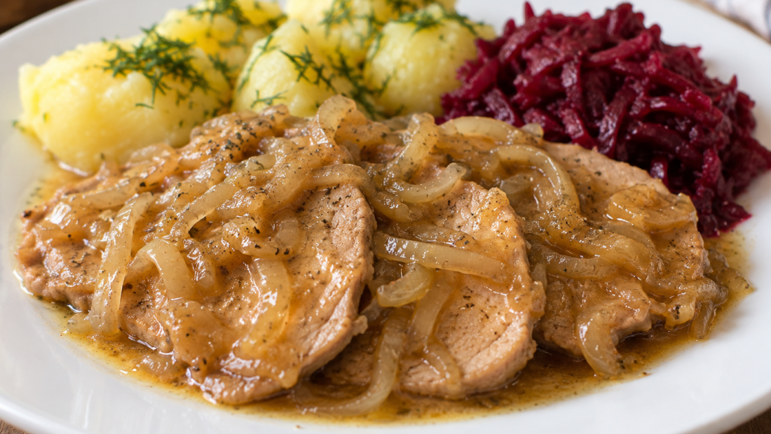 🥩 Schab duszony z cebulą jak u babci