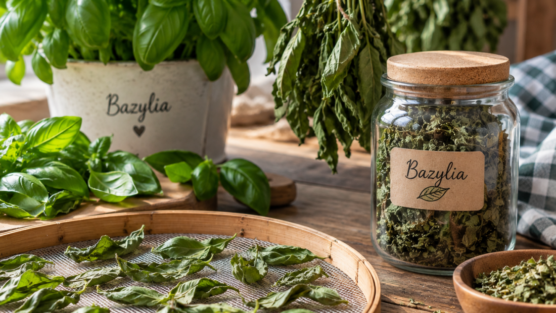 🌿 Jak suszyć bazylię? Najlepsze sposoby, żeby zachowała aromat