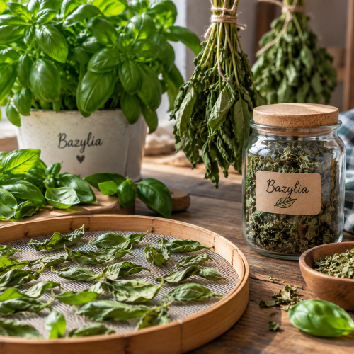 🌿 Jak suszyć bazylię? Najlepsze sposoby, żeby zachowała aromat