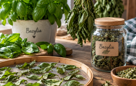🌿 Jak suszyć bazylię? Najlepsze sposoby, żeby zachowała aromat